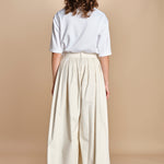 pantalone over in velluto BIRKIN MJD228_ATEX40 J0236 CREAM jejia 