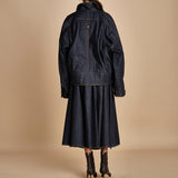 CARLO BOMBER giubbotto in denim MJD507_mr0710 BLUE JEANS WBK jejia 
