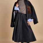 CARLO BOMBER giubbotto in denim MJD507_mr0710 BLUE JEANS WBK jejia 