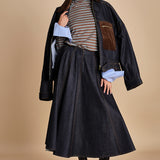 CARLO BOMBER giubbotto in denim MJD507_mr0710 BLUE JEANS WBK jejia 
