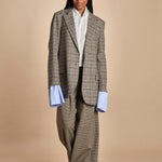 BIRKIN blazer e bottoni in galles MJD514_A26245 COTTON CHECK jejia 