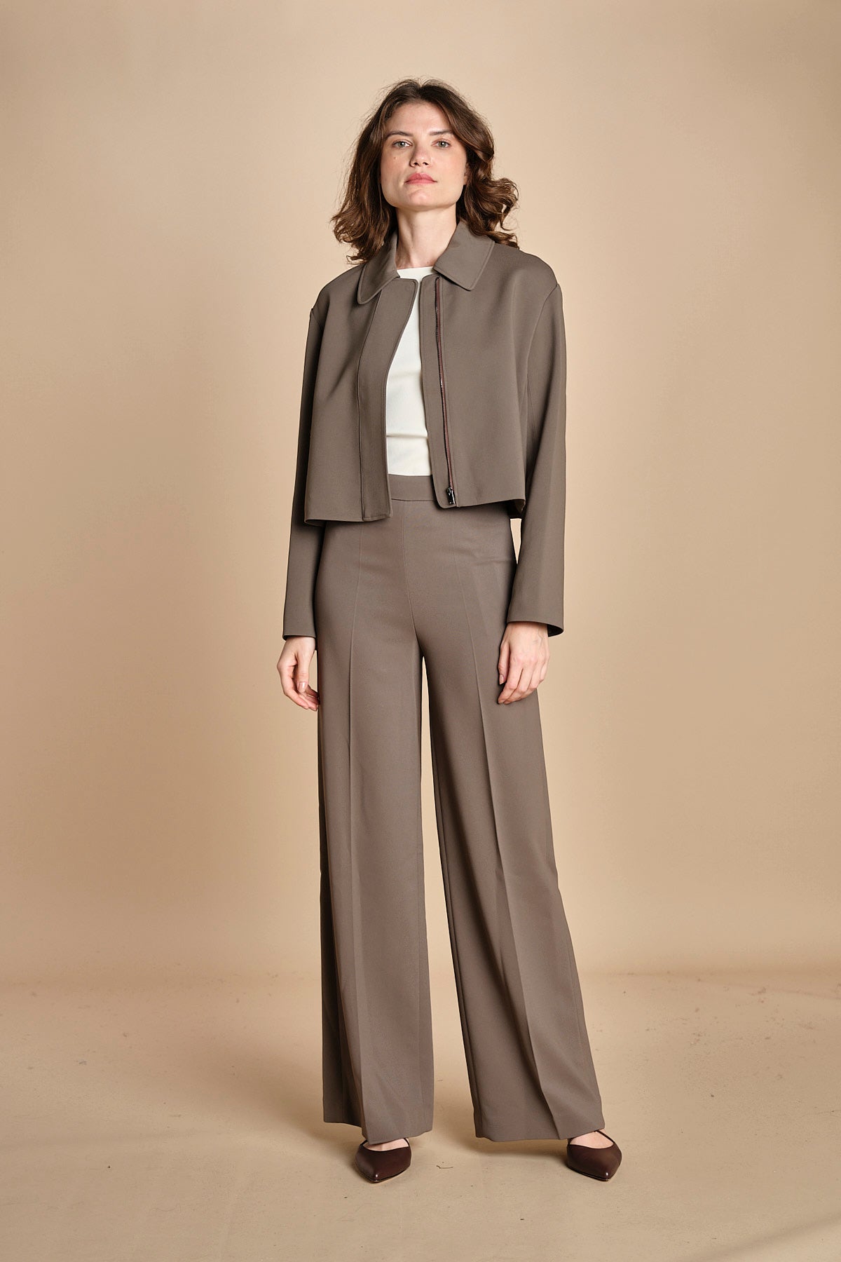pantalone in cady ALANE JF009418 moro joseph 