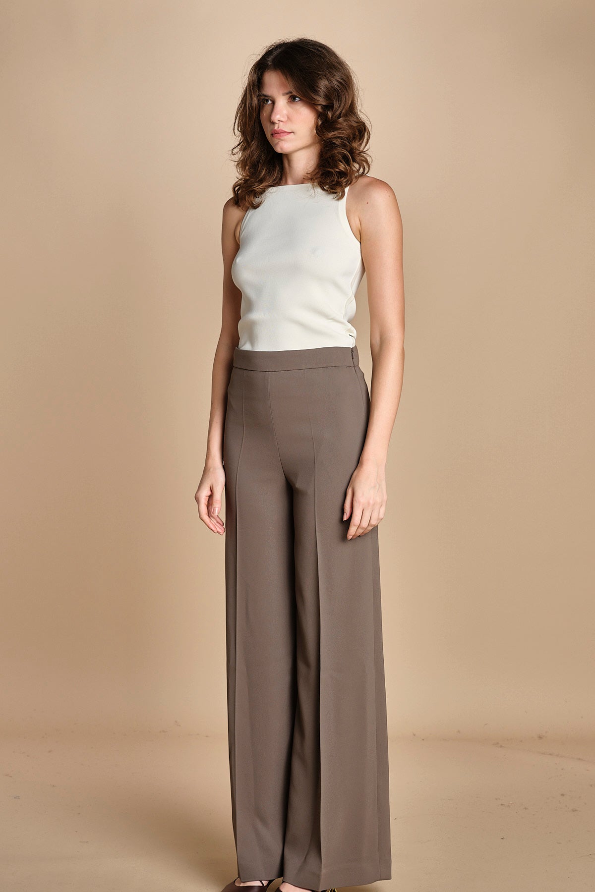 pantalone in cady ALANE JF009418 moro joseph 