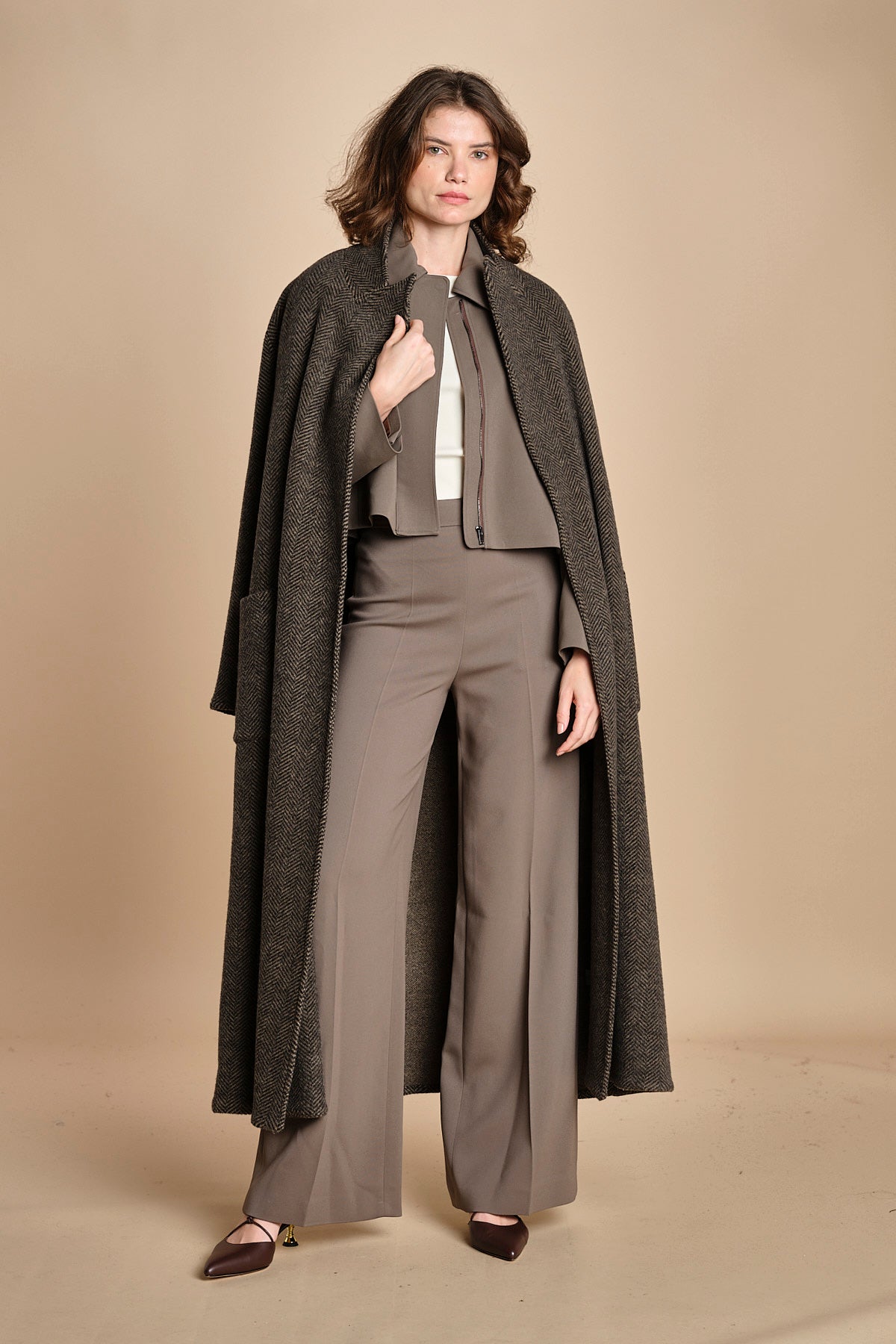 pantalone in cady ALANE JF009418 moro joseph 