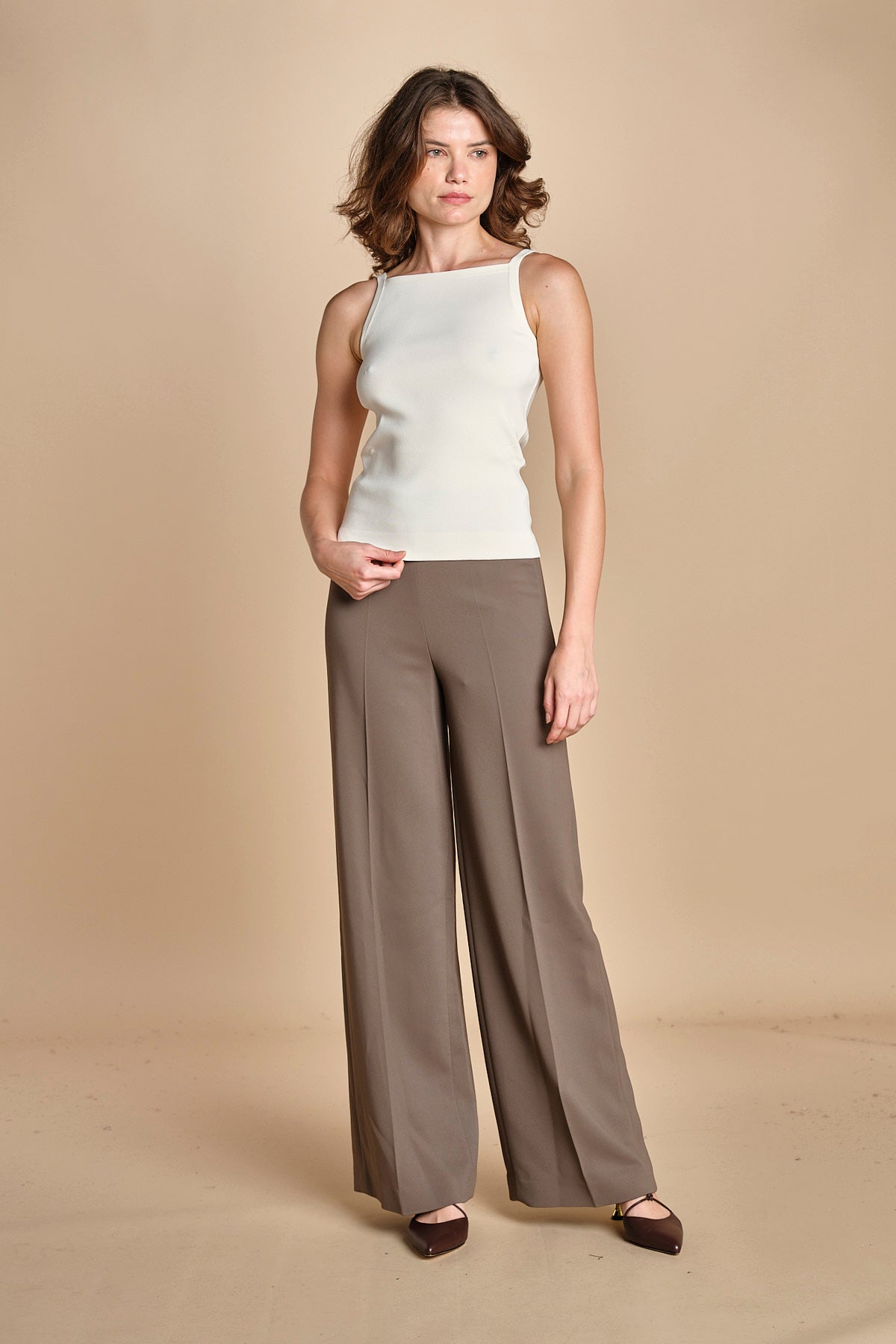 top in maglia TANK FULL JF009245 IVORY 0045 joseph 