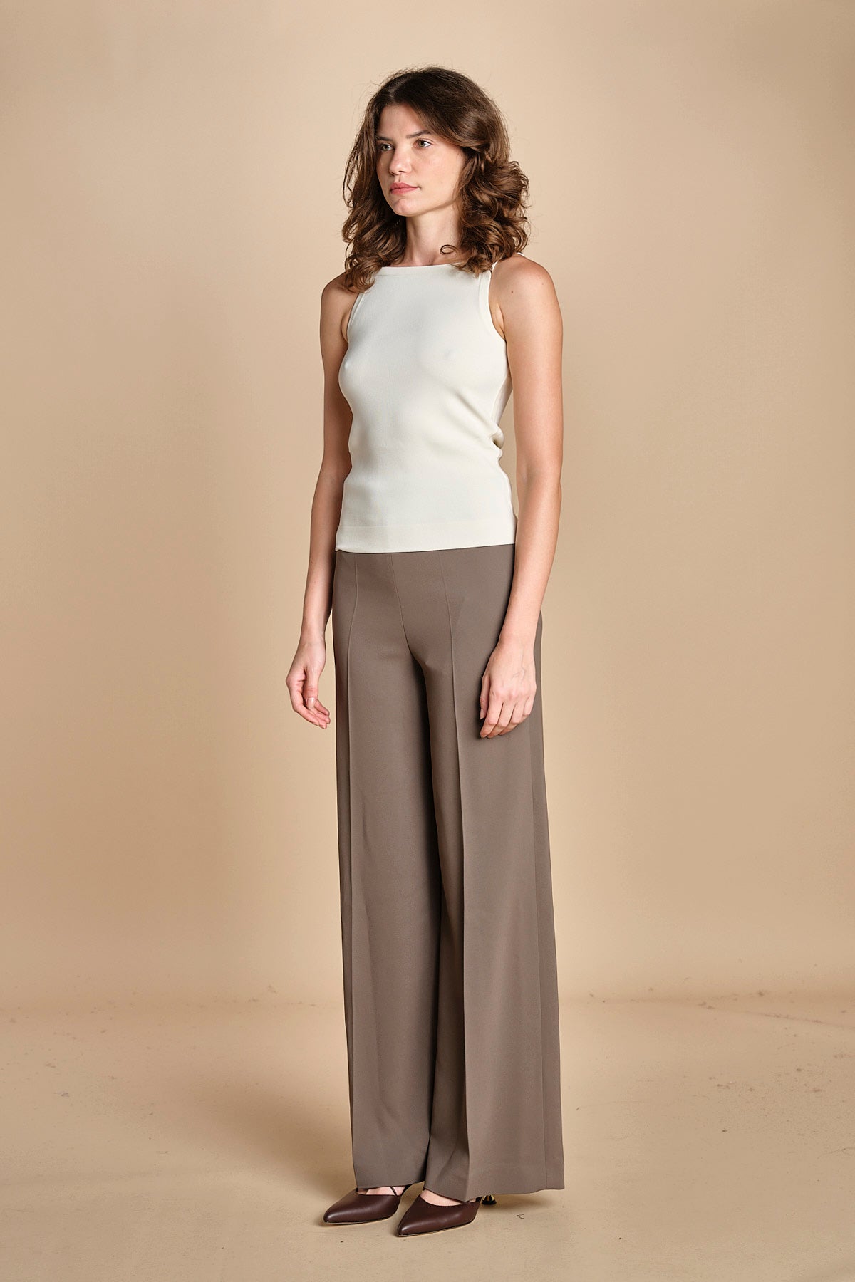top in maglia TANK FULL JF009245 IVORY 0045 joseph 