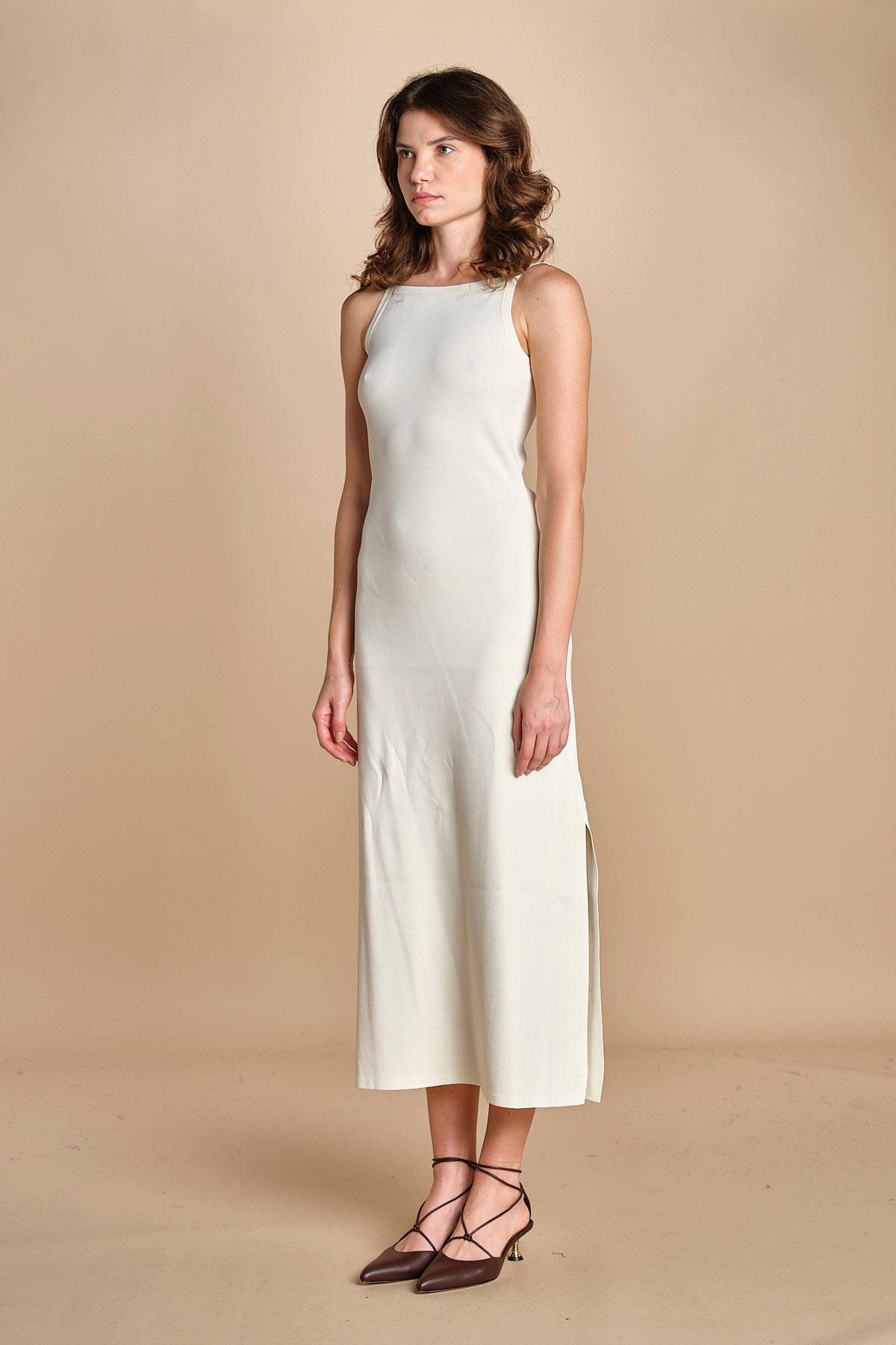 abito in maglia DRESS FULL  JF009246 0045 IVORY joseph 