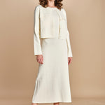 abito in maglia DRESS FULL  JF009246 0045 IVORY joseph 