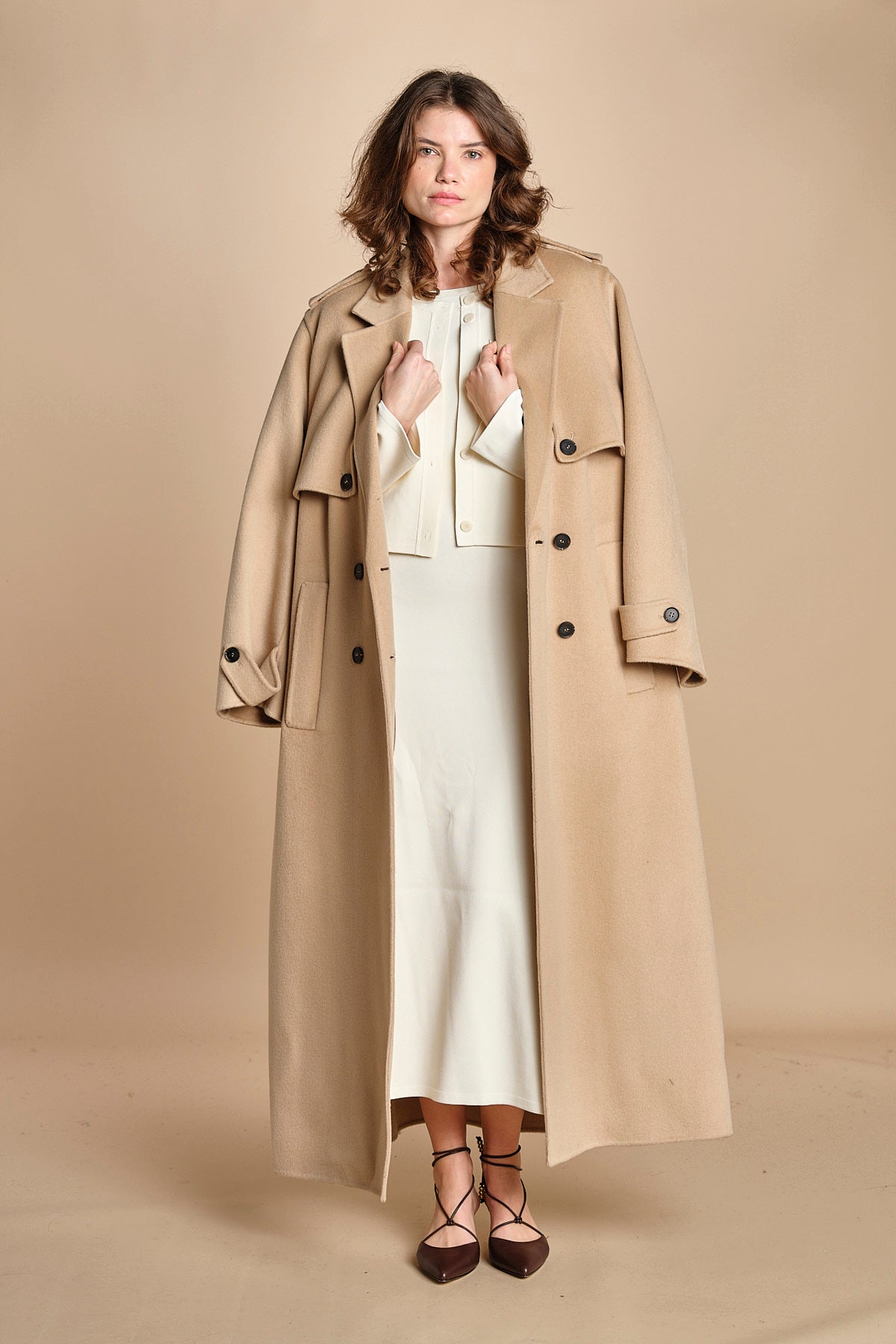 abito in maglia DRESS FULL  JF009246 0045 IVORY joseph 