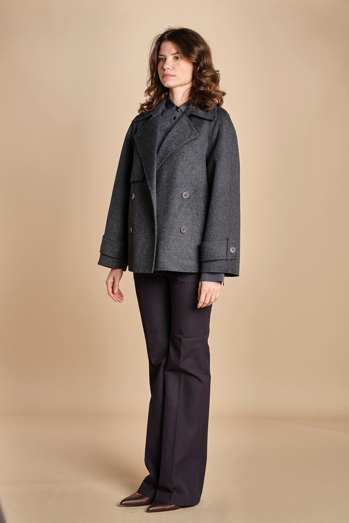 giacca doppiopetto double MARNE JF009394 0211 SMOKE joseph 