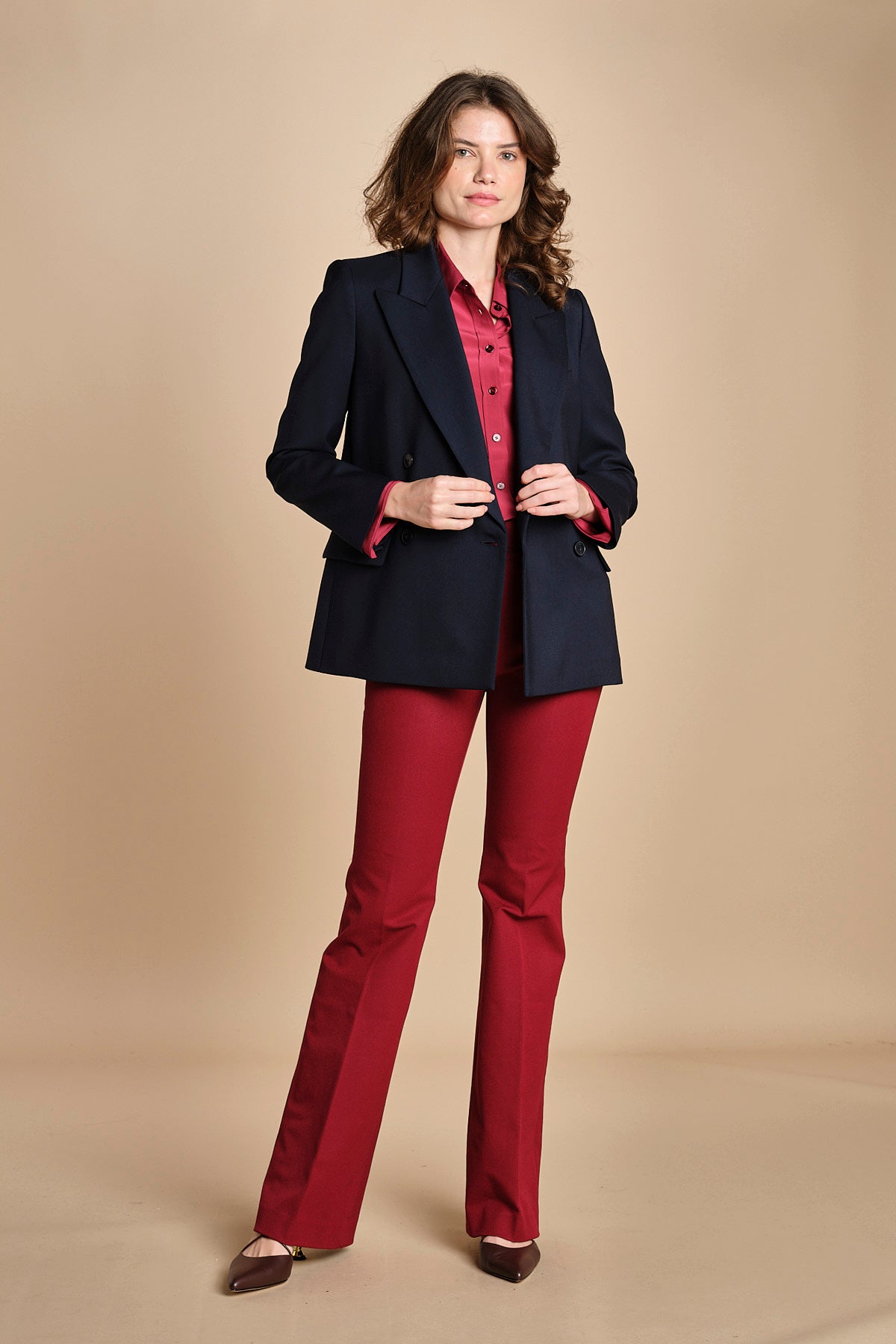 pantalone diritto stretch TARIFA  JF009416 0518 RUBY joseph 