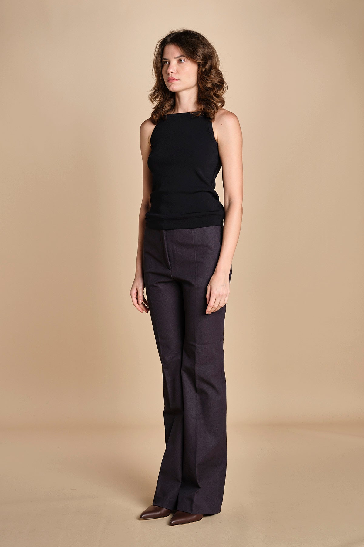 pantalone diritto stretch TARIFA  JF009416 SMOKE joseph 