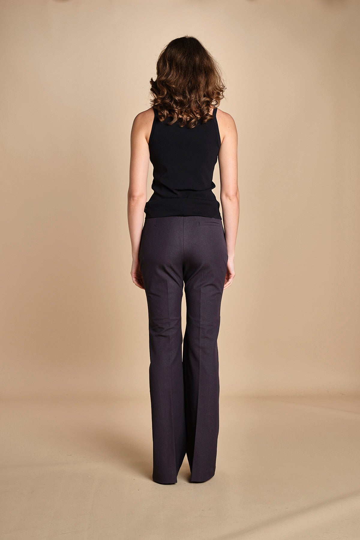 pantalone diritto stretch TARIFA  JF009416 SMOKE joseph 