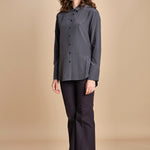 camicia da uomo in seta JOE  JF009423 0211 SMOKE joseph 