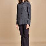 camicia da uomo in seta JOE  JF009423 0211 SMOKE joseph 