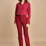 camicia da uomo in seta JOE  JF009423 0518 RUBY joseph 