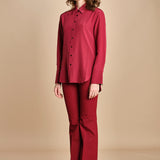 camicia da uomo in seta JOE  JF009423 0518 RUBY joseph 