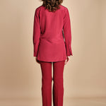 camicia da uomo in seta JOE  JF009423 0518 RUBY joseph 