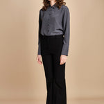 pantalone in gabardine stretch TARIFA JP001617 BLACK 0010 joseph 