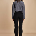 pantalone in gabardine stretch TARIFA JP001617 BLACK 0010 joseph 