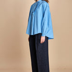 camicia con nervature e rouches FA BLUE laurence bras 
