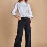 camicia con plastron GRANDETANTE WHIRE laurence bras 