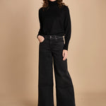 denim vita alta palazzo HR WIDE LEG 0039B 0000 levi's 