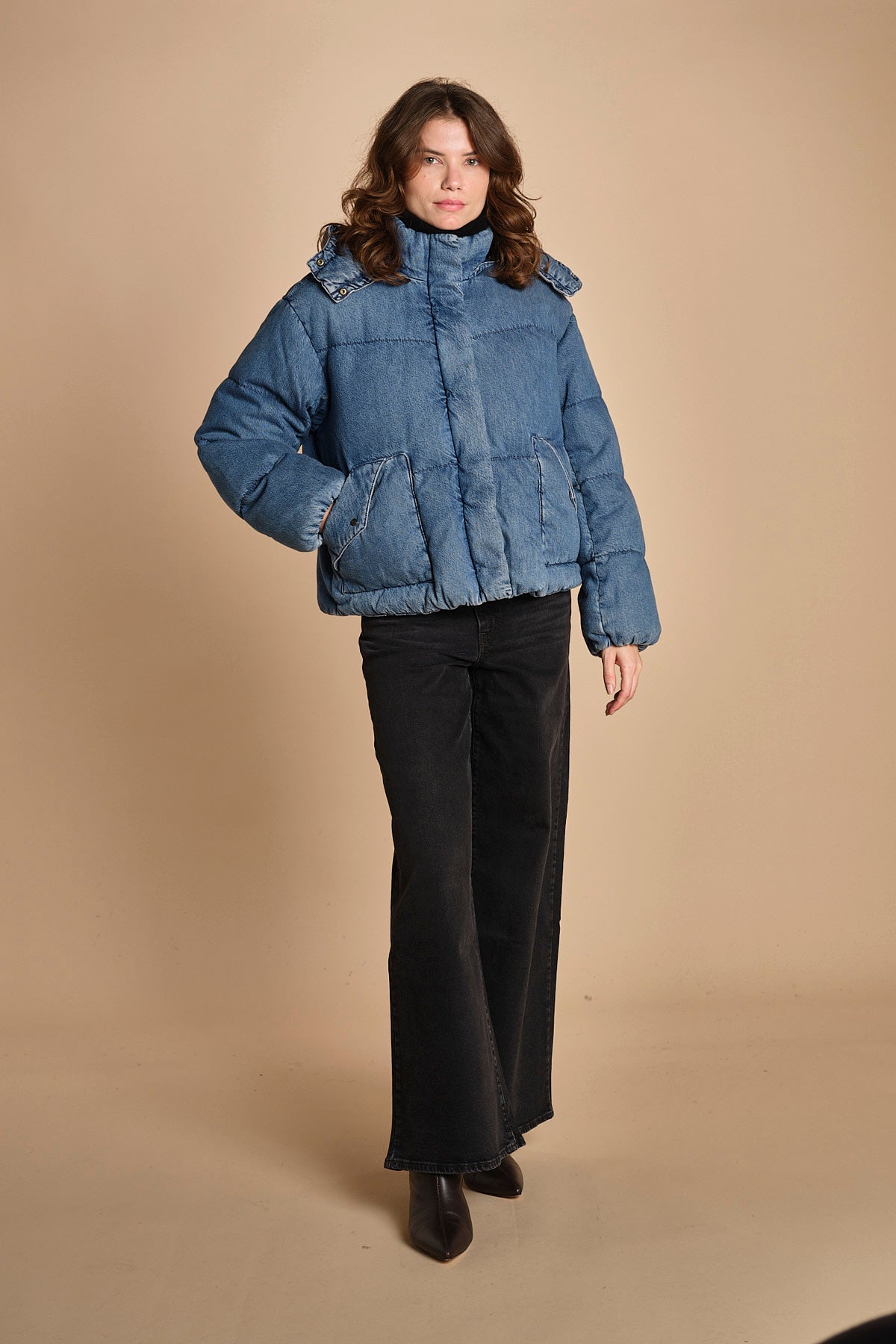 piumino in nylon WESTERN BUBBLE 003MD 0000 levi's 