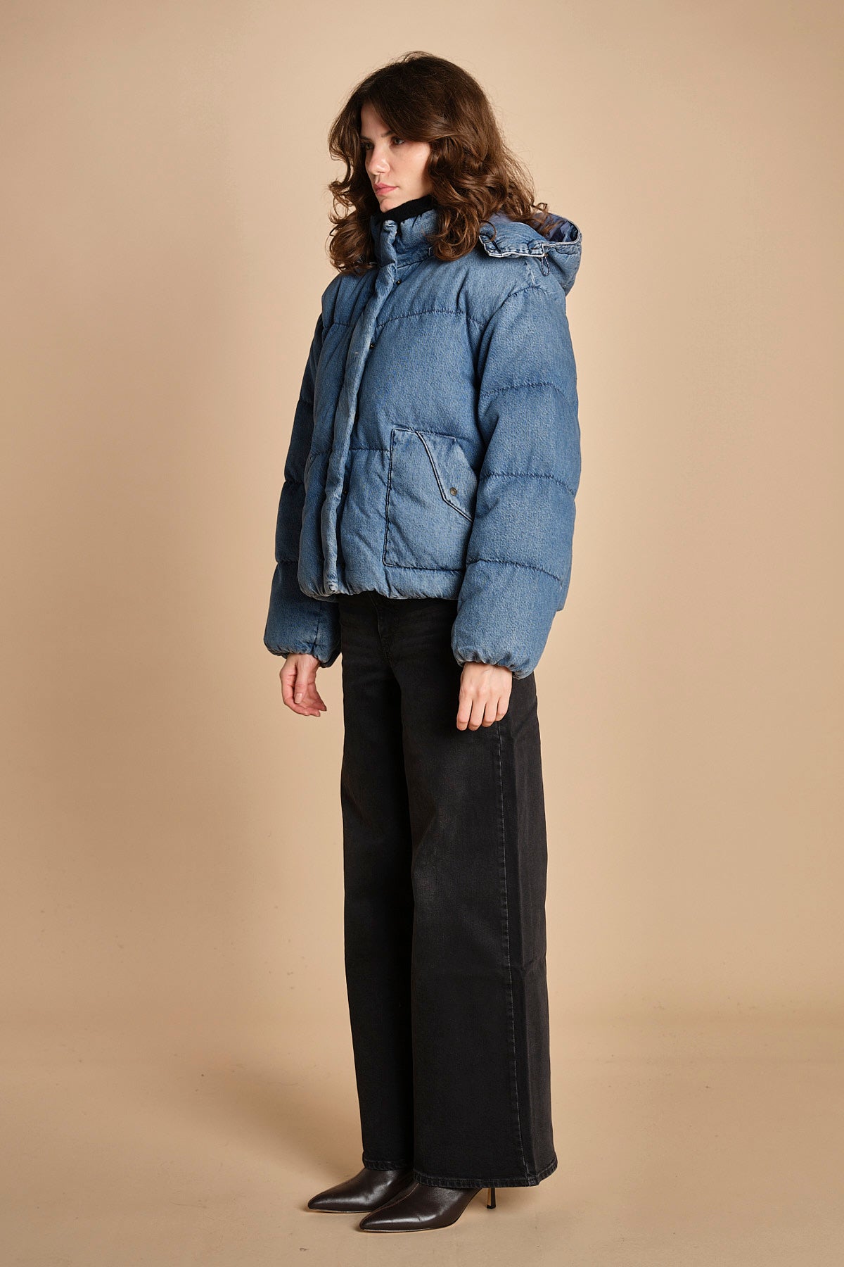 piumino in nylon WESTERN BUBBLE 003MD 0000 levi's 