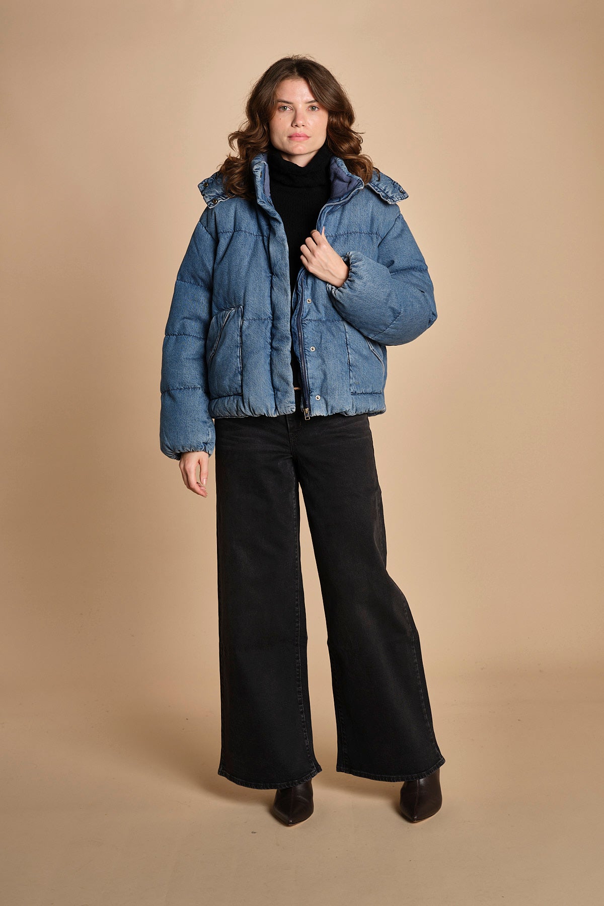 piumino in nylon WESTERN BUBBLE 003MD 0000 levi's 