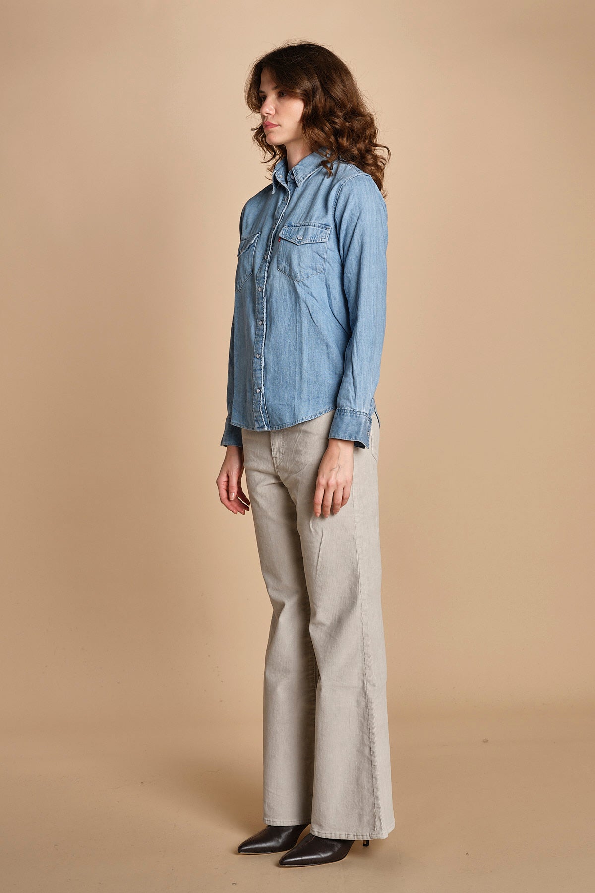 camicia in denim ICONIC WESTERN 16786 0018 levi's 