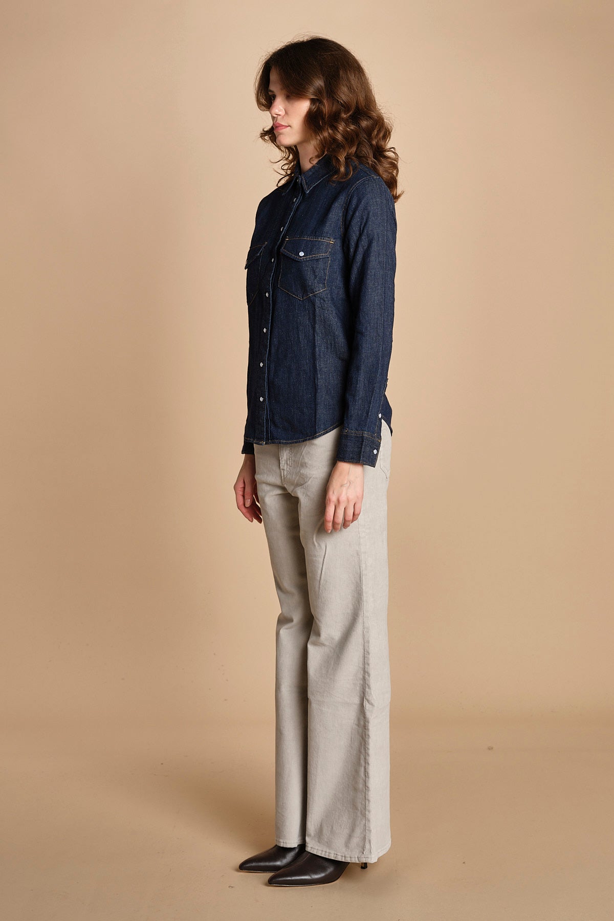 camicia in denim ICONIC WESTERN 16786 0101 levi's 