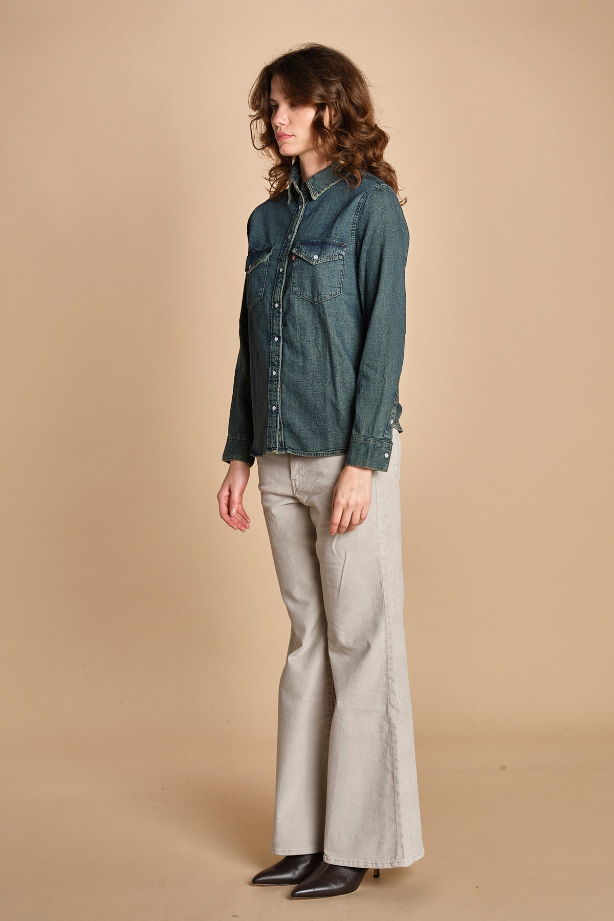camicia in denim ICONIC WESTERN 16786 0109 levi's 