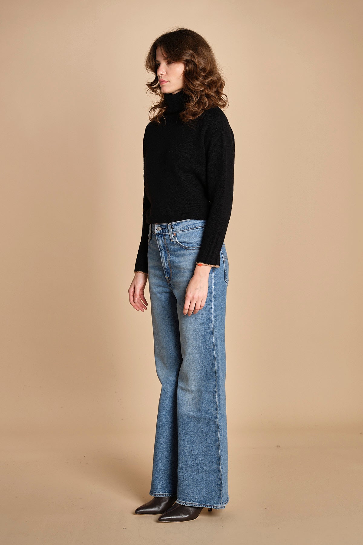denim a zampa RIBCAGE BELLS A7503 0020 levi's 