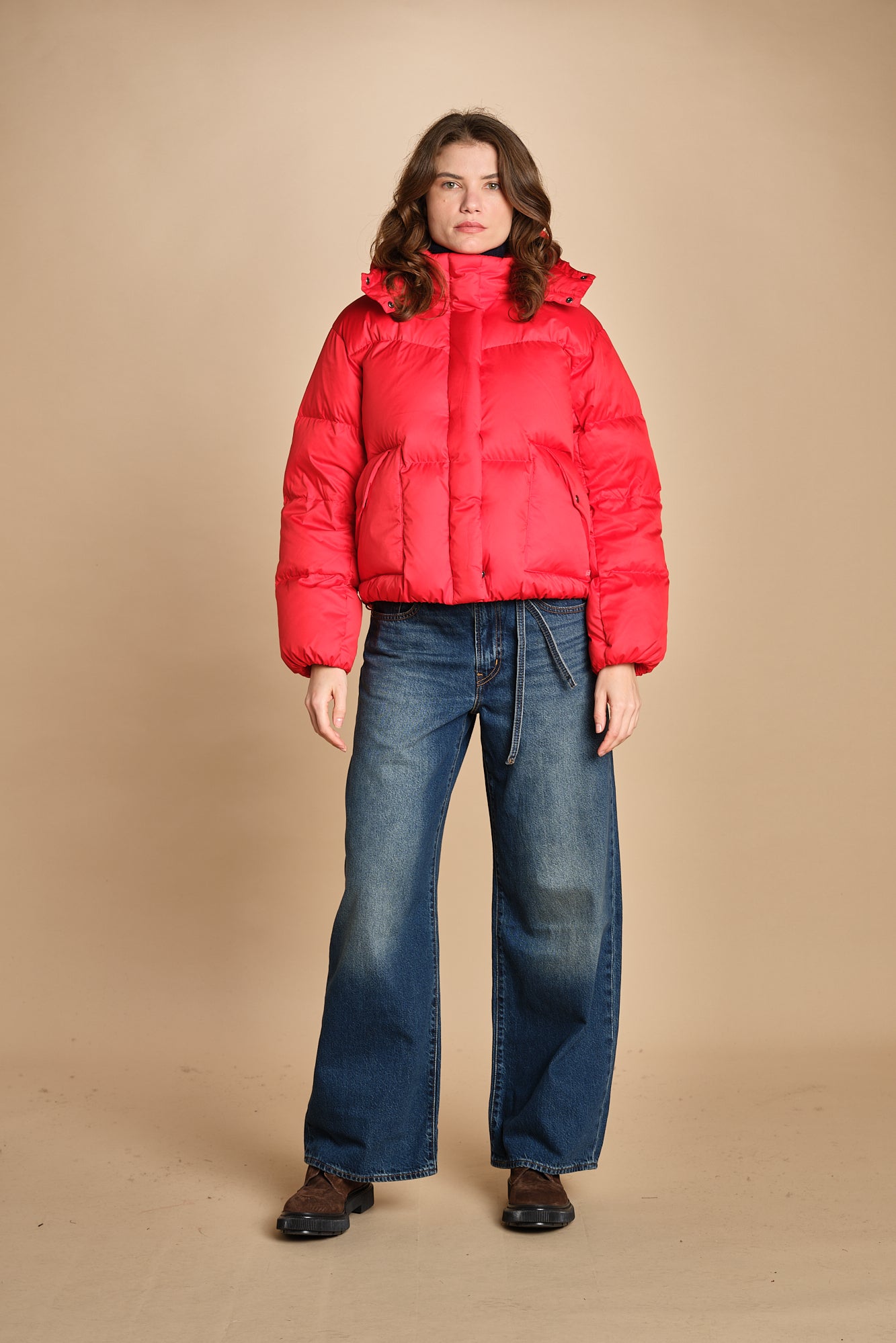 piumino in nylon WESTERN BUBBLE 003MD 0004 levi's 