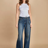 denim zampa con cintura XL STRAIHT A8701 0030 levi's 