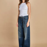 denim zampa con cintura XL STRAIHT A8701 0030 levi's 
