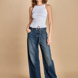 denim zampa con cintura XL STRAIHT A8701 0030 levi's 