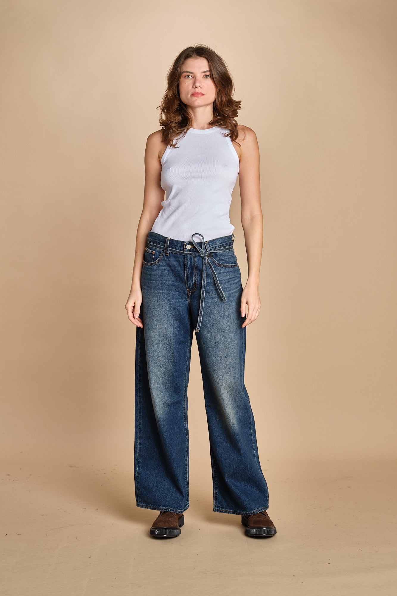 denim zampa con cintura XL STRAIHT A8701 0030 levi's 