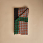 stola a quadretti. BEATLES BROWN lovat & green 