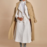 peacot corto di seta SHORT PEA JACKET  A16V02-C NS97 AVORY martin grant 