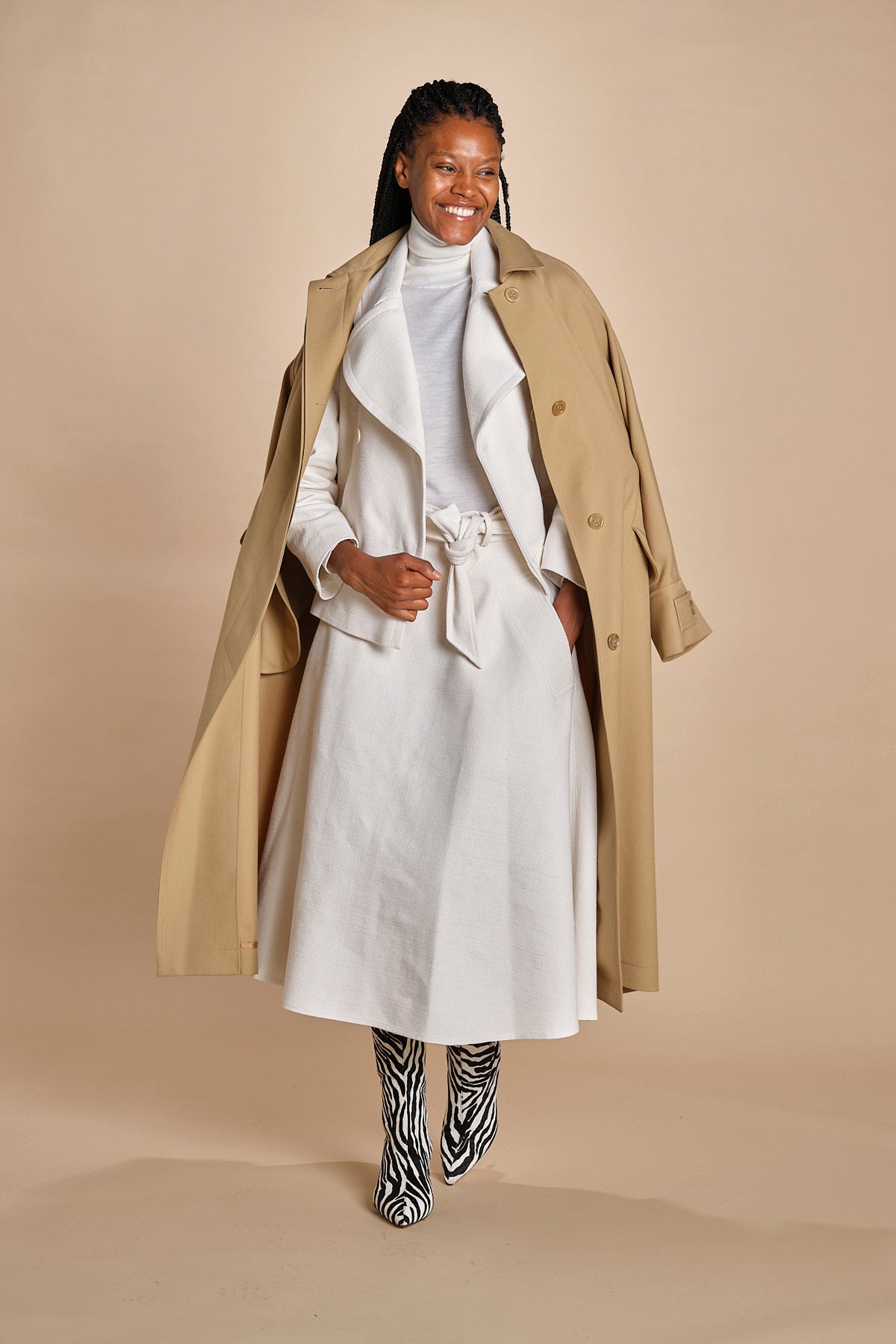 peacot corto di seta SHORT PEA JACKET  A16V02-C NS97 AVORY martin grant 