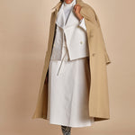 peacot corto di seta SHORT PEA JACKET  A16V02-C NS97 AVORY martin grant 