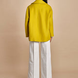 peacot doppiopetto A LINE PEA JACKET A19FV02 NS77 YELLOW martin grant 