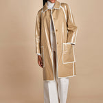 impermeabile profilato AW22MO1-COL LY93 BEIGE martin grant 