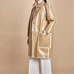 impermeabile profilato AW22MO1-COL LY93 BEIGE martin grant 