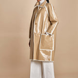 impermeabile profilato AW22MO1-COL LY93 BEIGE martin grant 