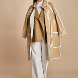 impermeabile profilato AW22MO1-COL LY93 BEIGE martin grant 