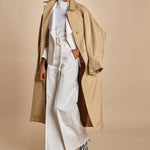pantalone con cintura di seta HIGH WAIST E16P01 ns97 white martin grant 