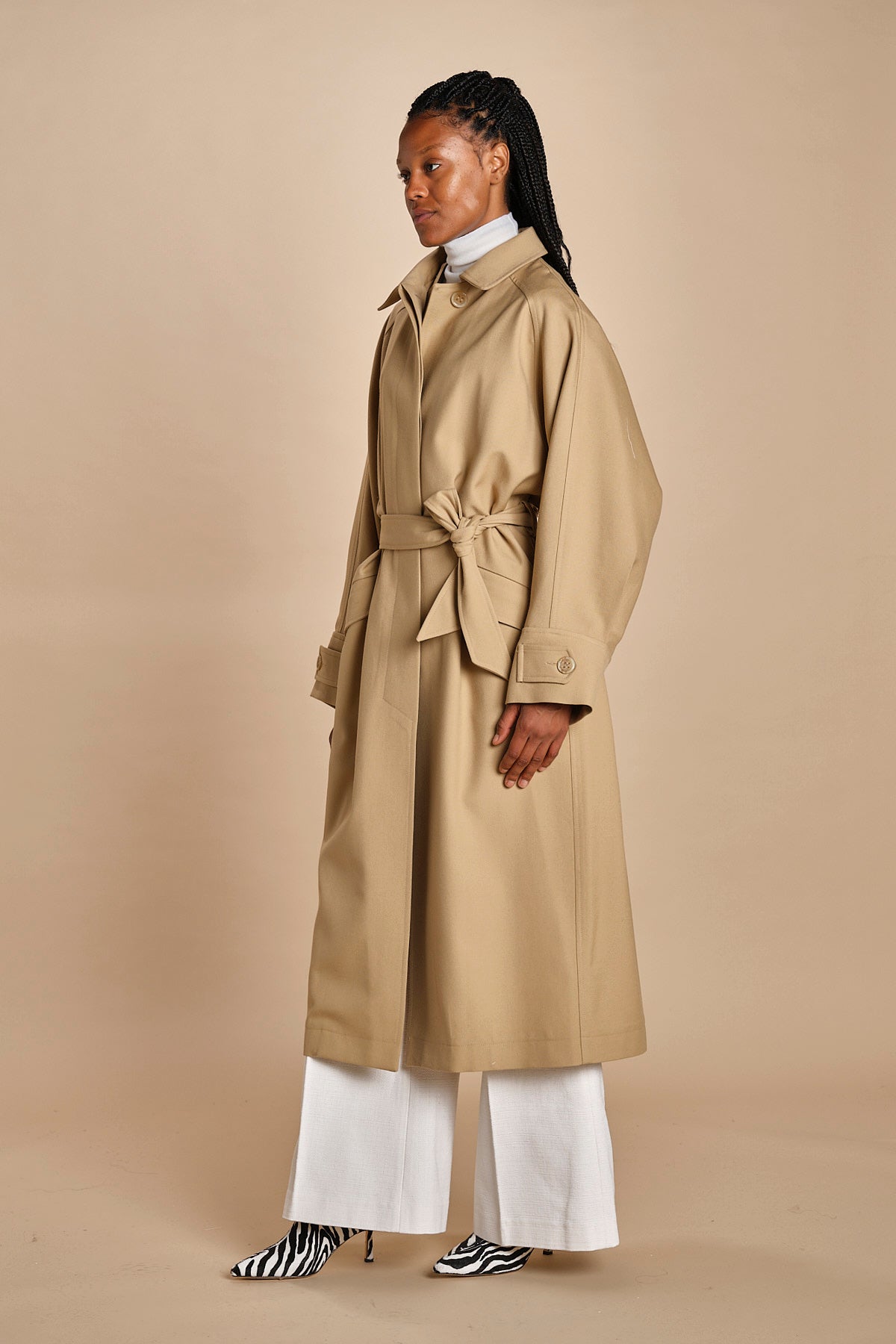 trench oversize con tasche OVERSIZED TRENCH E20FM04 NS91 CAMEL martin grant 